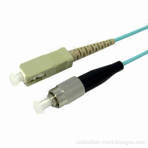 MM Duplex/Simplex SC-FC OM4 Patch Cord with Ultra Low Back Reflection and Low Insertion Loss